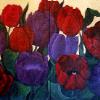 One Dozen Tulips 
diptych, acrylic/canvas 
44" x 72"
This work is sold.